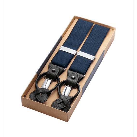 Charles Tyrwhitt Combination Suspenders — Navy