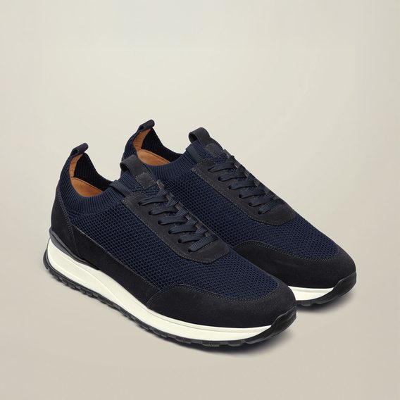 Charles Tyrwhitt Knitted Sneakers — Navy
