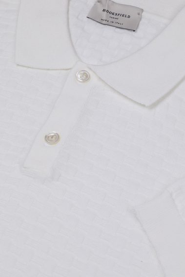 Brooksfield — Textured Polo Shirt