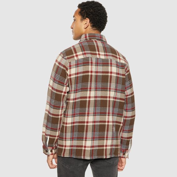 KnowledgeCotton Apparel — Checked Overshirt