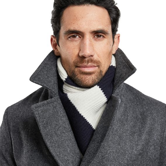 Armor Lux Kermor Peacoat — Chiné Grey