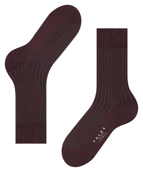 Falke Shadow Socks — Bordeaux