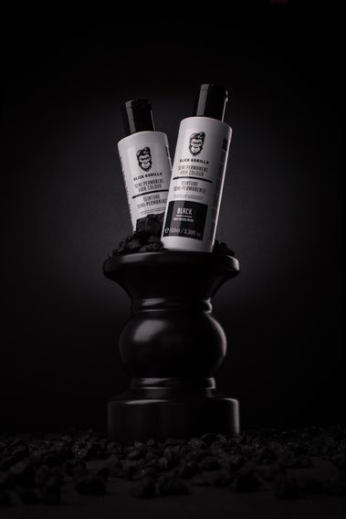 Slick Gorilla Hair Colour — Black