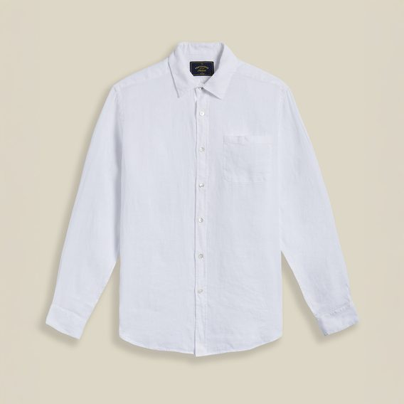 Portuguese Flannel Linen — White