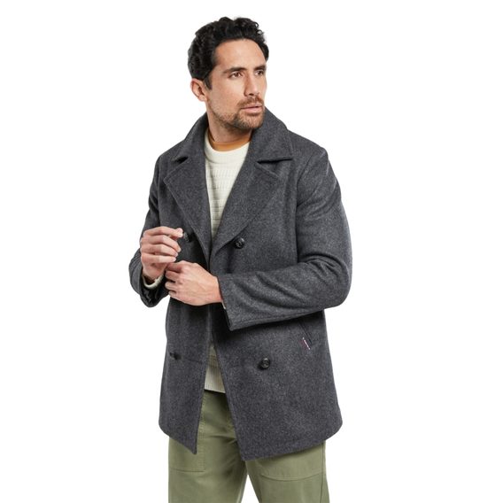 Armor Lux Kermor Peacoat — Chiné Grey