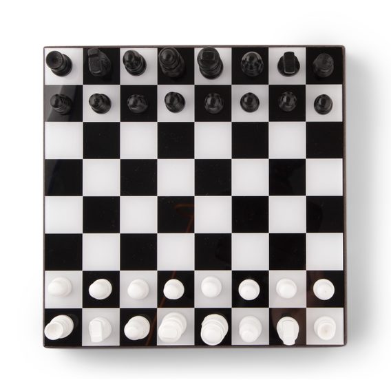 Szachy Printworks Art of Chess — czarno-białe