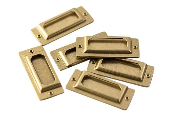 Mosiężne etykiety do przyklejania TRAVELER'S COMPANY BRASS PRODUCTS