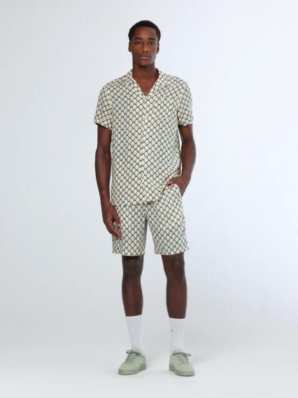 Scotch & Soda — Regular Fit Short-Sleeve Viscose Shirt