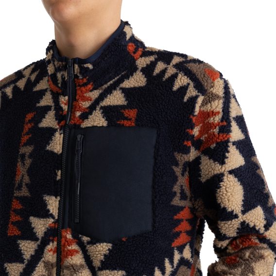 Revolution Printed Fleece — Navy