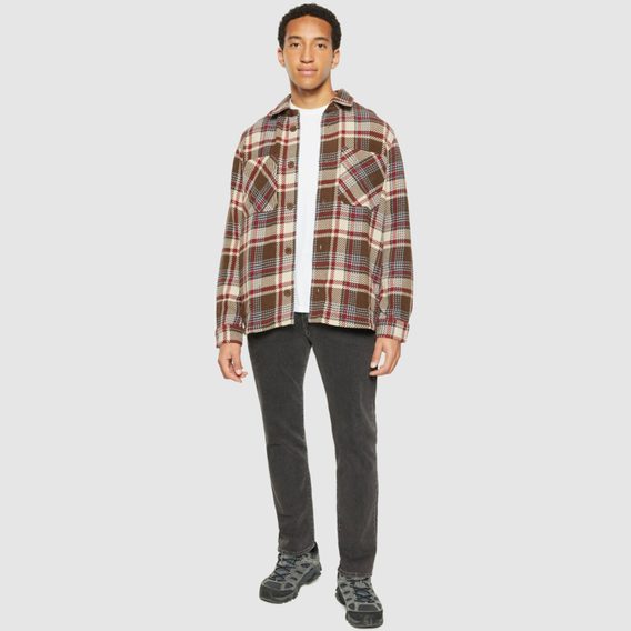 KnowledgeCotton Apparel — Checked Overshirt