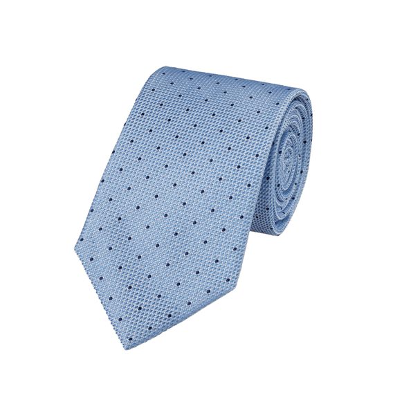 Charles Tyrwhitt Spot Silk Tie — Sky