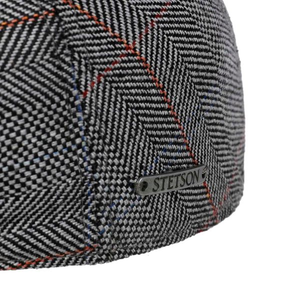 Stetson Multi-Panel Silk Ivy Cap - Charcoal