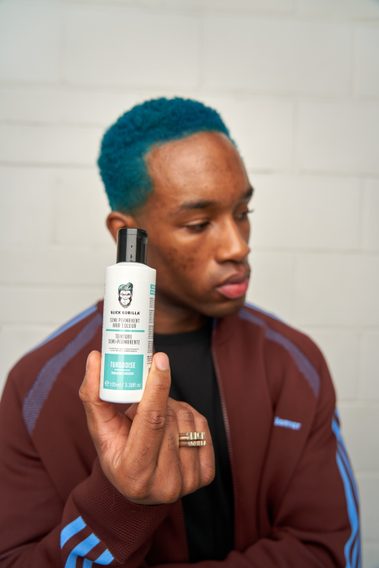 Slick Gorilla Hair Colour — Turquoise