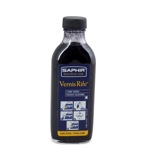 Odżywka do lakierek i skórzanych toreb Saphir Vernis Rife – czarna (100 ml)