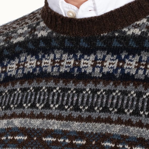 Jamieson's Fair Isle Jumper — Night