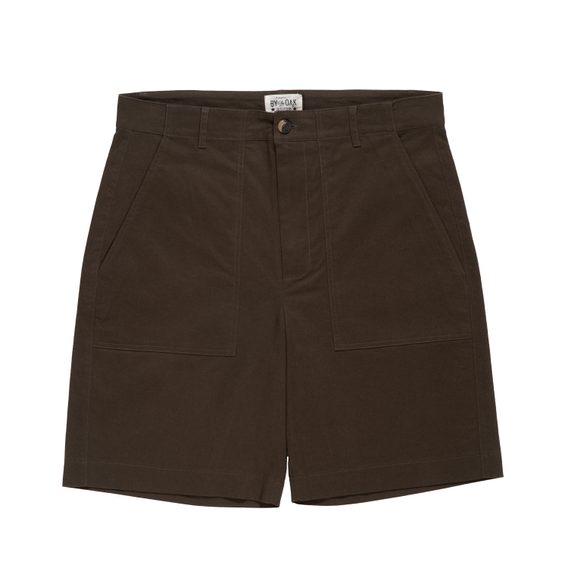 By The Oak Fatigue Shorts — Dark Olive