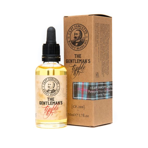 Olejek do brody o zapachu whisky Cpt. Fawcett Gentleman's Tipple (50 ml)