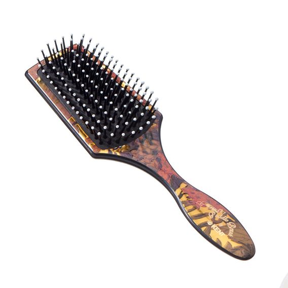 Kent LPB2 — Small Floral Cushioned Paddle Brush
