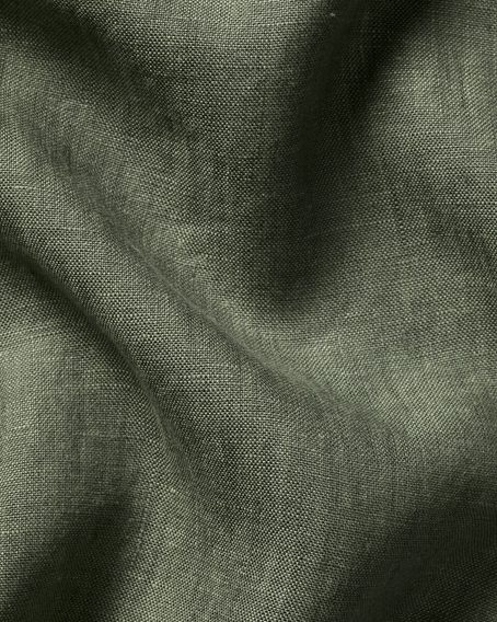 Charles Tyrwhitt Pure Linen Shirt — Olive Green