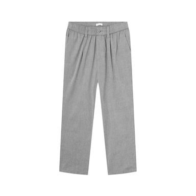 Pantaloni largi din bumbac organic Knowledge Cotton Apparel Loose Slack Pants - Forrest Night