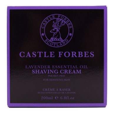 Cremă pentru bărbierit Castle Forbes - Lavender (200 ml)