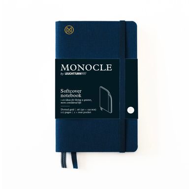 Carnet de buzunar MONOCLE by LEUCHTTURM1917 Pocket Softcover Notebook - A6, copertă moale, punctat, 117 pagini