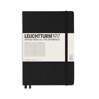 Carnet mediu LEUCHTTURM1917 Medium Hardcover Notebook - A5, copertă tare, liniat, 251 pagini