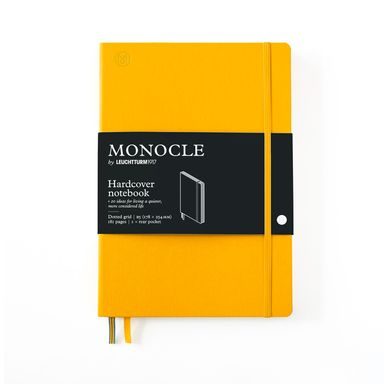 Carnet mediu MONOCLE by LEUCHTTURM1917 Paperback Hardcover Notebook  - B6+, copertă moale, punctat, 181 pagini