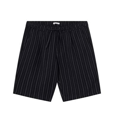 Pantaloni scurți din in Knowledge Cotton Apparel — Stripe Navy