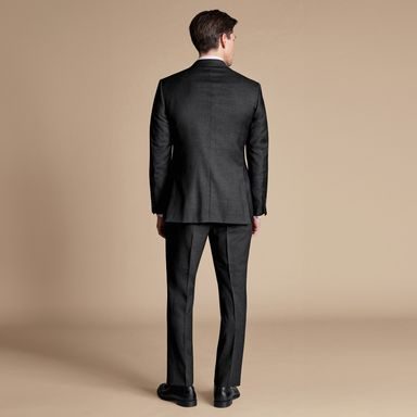 Charles Tyrwhitt Ultimate Performance Suit Trousers — Charcoal