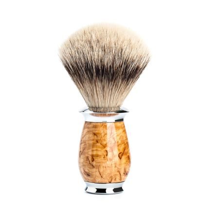 Mühle PURIST Shaving Brush (Silvertip Badger, Karelian Birch)