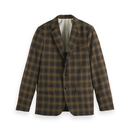 Scotch & Soda — Single-Breasted Yarn-Dyed Blazer