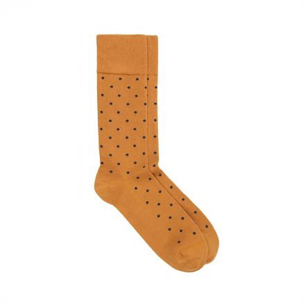 Pedemeia Organic Cotton Pattern Socks — Yellow