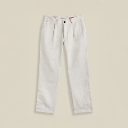 Portuguese Flannel — Linen Trousers Single Pleat