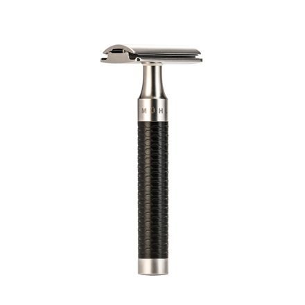 Aparat de ras Mühle ROCCA R96 cu cap închis (clasic / oțel inoxidabil negru)