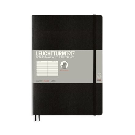 Carnet mediu LEUCHTTURM1917 Composition Softcover Notebook - B5, copertă moale, liniat, 123 pagini