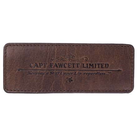 Husă din piele pentru pieptene pliabil de mustăți Cpt. Fawcett (CF.87T)
