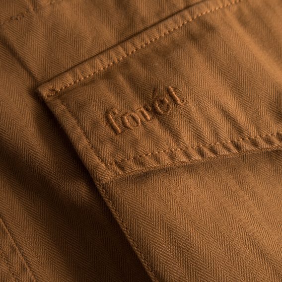 forét Yoke Field Jacket — Rubber