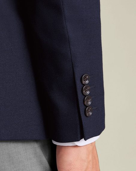 Double Breasted Proper Blazer — Navy