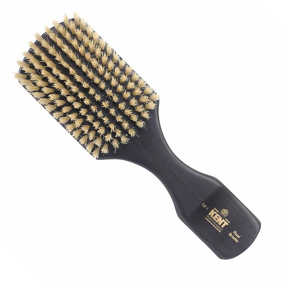 Kent OE1 — Pure White Bristle Rectangular Club Brush