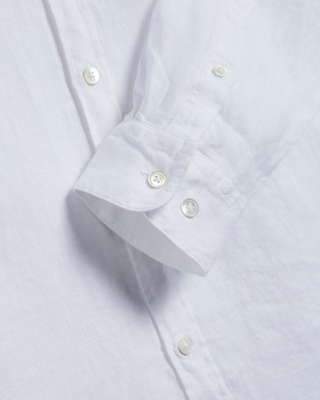 Portuguese Flannel Linen — White
