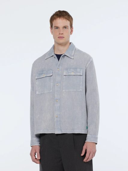 Scotch & Soda — Regular Fit Over-Dyed Waffle Shirt