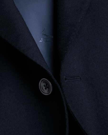 Charles Tyrwhitt Italian Flannel Suit Jacket — Navy