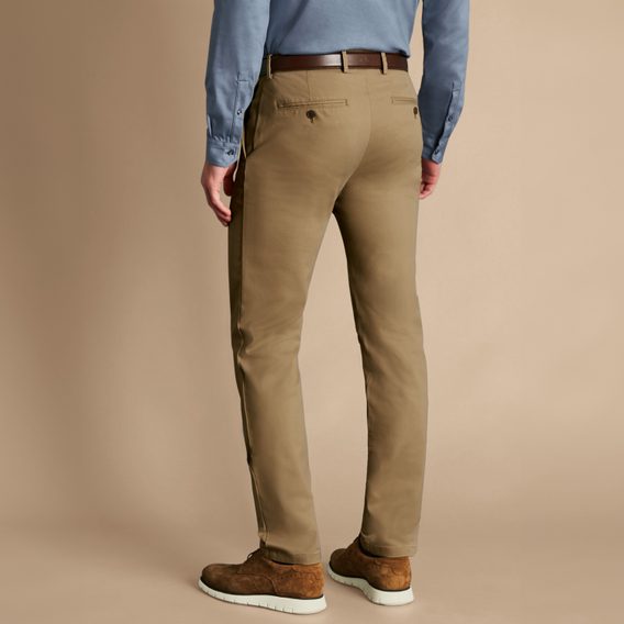 Charles Tyrwhitt Ultimate Non-Iron Chinos — Tan