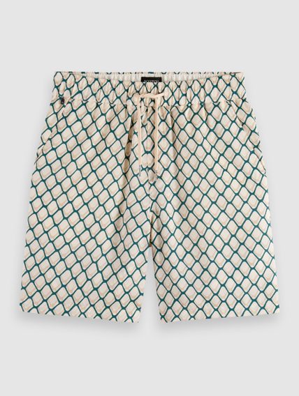 Scotch & Soda — Fave Printed Tencel Bermuda Shorts