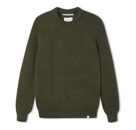Peregrine Ford Crew Jumper — Olive