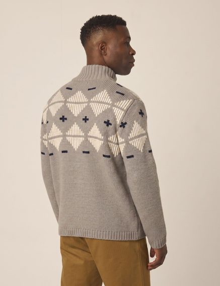 Peregrine — Mountain Zip Neck Sweater