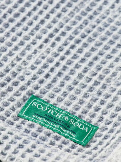 Scotch & Soda — Regular Fit Over-Dyed Waffle Shirt