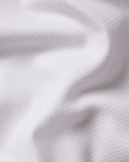 Charles Tyrwhitt Non-Iron Stretch Burlington Weave Cutaway Slim Fit Shirt — White