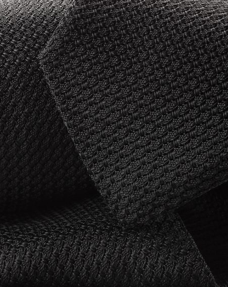 Charles Tyrwhitt Silk Grenadine Italian Tie — Black